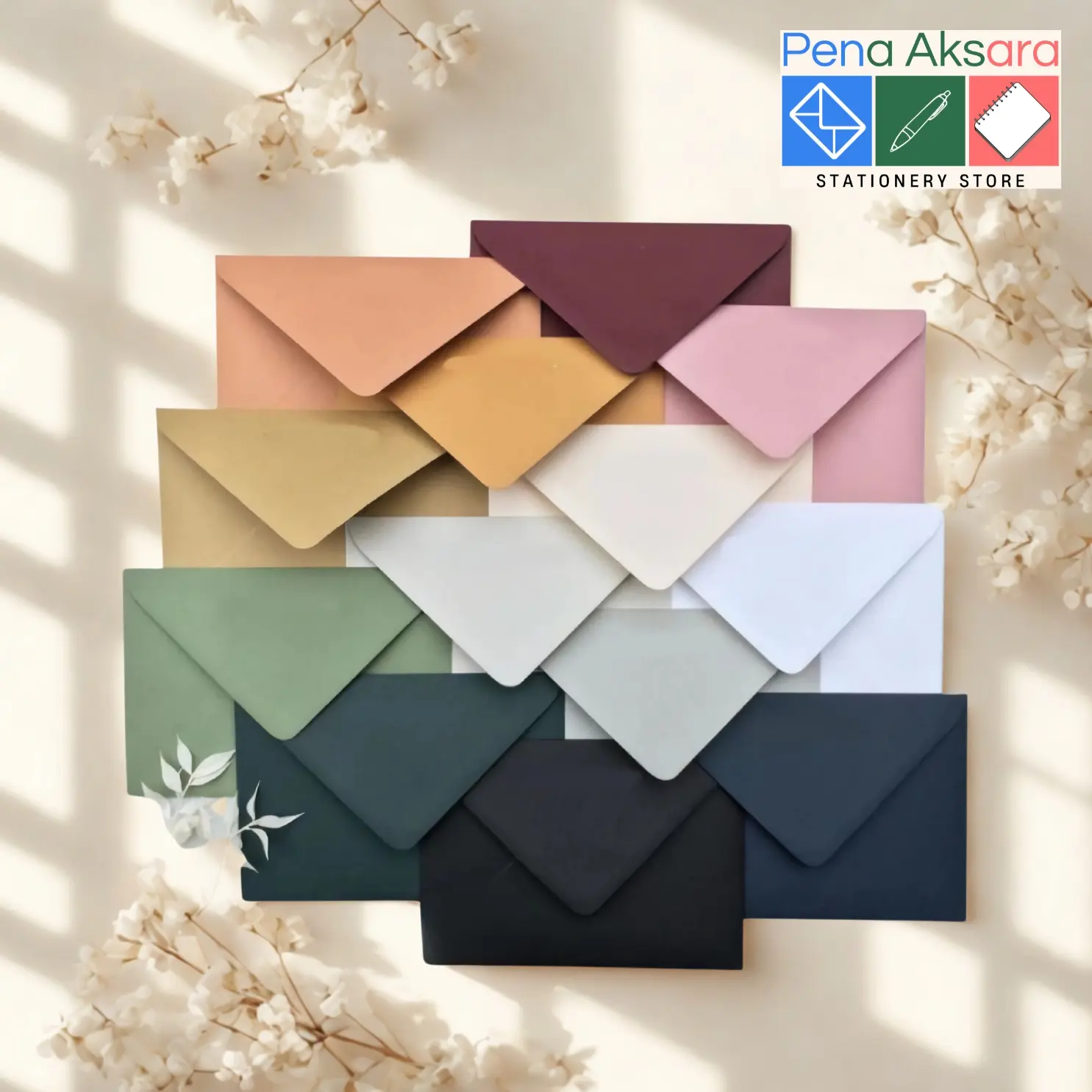 Amplop Aesthetic Murah A5 A6 A7 6x8 Murah Warna Warni