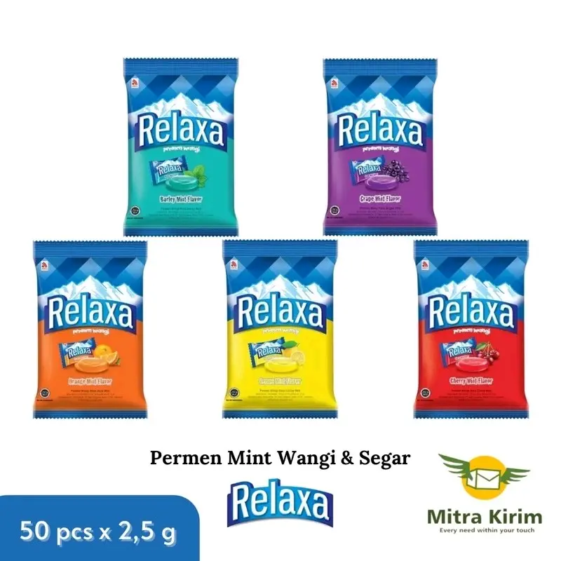 Permen Relaxa Mint Isi 50 x 2,5gr - All Variant