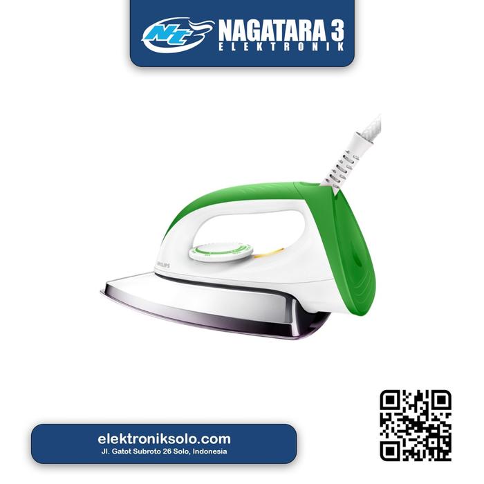 Gambar SETRIKA PHILIPS HD1173/70 GREEN 350WATT dari NAGATARA 3 ELEKTRONIK Kota Surakarta Tokopedia