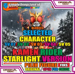 Blokees Kamen Rider Figure / Secret (SV-01/SV-02/SV-03/SV-04/SV-05) Starlight Version Original Model Kit action