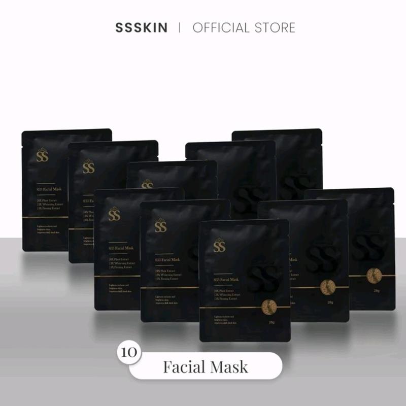 CRB - SSSKIN 833 Facial Mask // Masker Wajah Glowing Kulit Bersinar 1