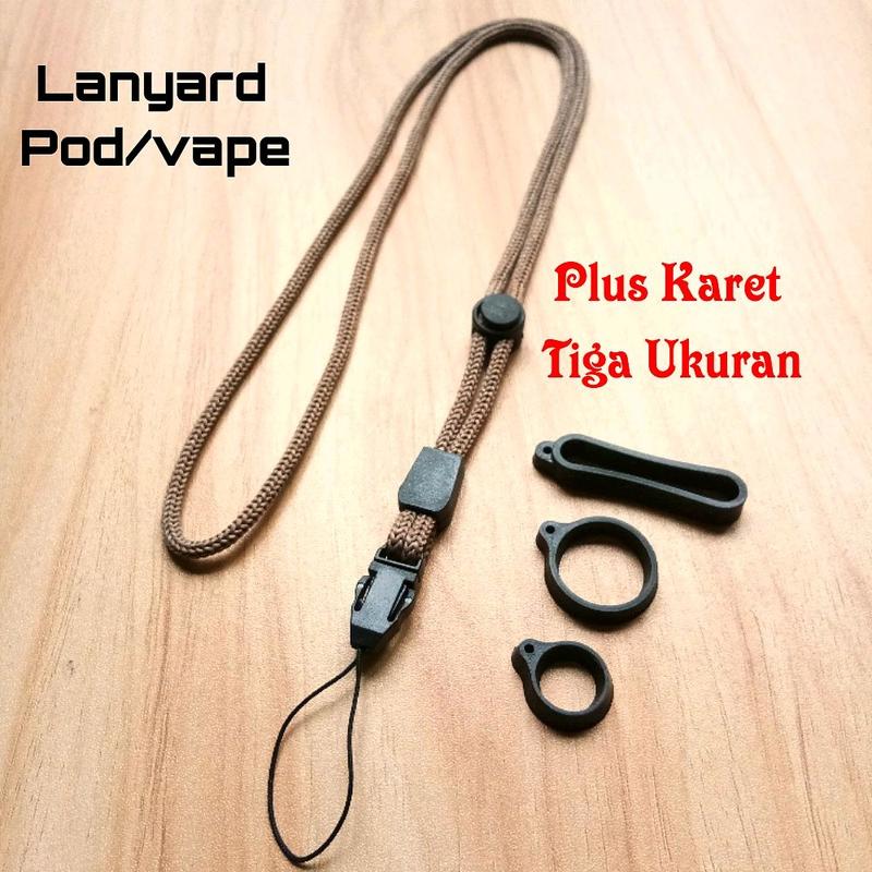 Promo tali lanyar gantung hp Id card pOdz plus O ring 3ukuran dll 4