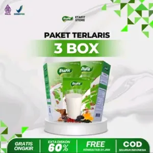 Etafit Susu Kambing Etawa Obati Sesak Nafas Batuk Tbc Dan Paru Paru Basah Original Bpom Ampuh Paket 3 Box