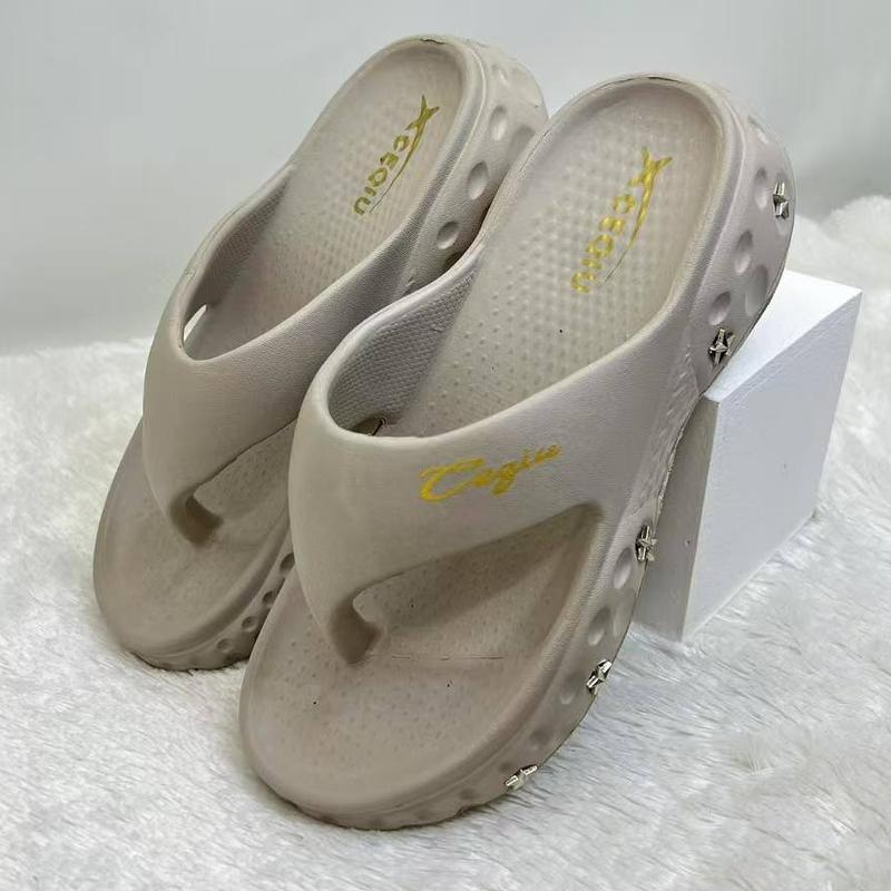 (Size 36-40) Ceqiu EH67 Sandal Wanita Jepit Sandal Karet Korean Style Trendy 9