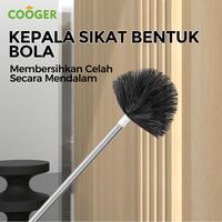 Gambar [COD] COOGER Kemoceng Plafon & Sapu Lantai Langit-langit Sawang-sawang Sarang Laba Gagang Panjang 2in1 - (2 Kepala) Sapu plafon 2M + Sapu lantai dari COOGER Indonesia Kab. Bekasi 4 Tokopedia