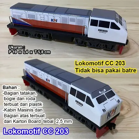 LOKOMOTIF KERETA API INDONESIA 203