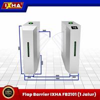 Gambar flap barrier 1 lane / 1 jalur ( 2 flap) IXHA FB 2101 - Flap Barrier Only dari Barrier Gate ID Kota Bekasi 4 Tokopedia