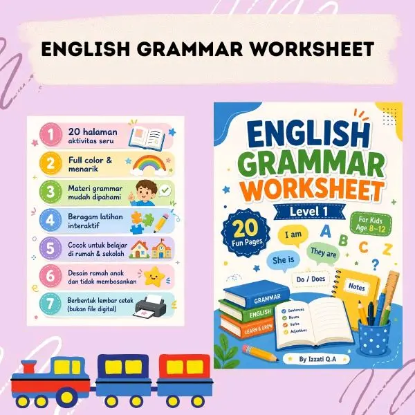 English Grammar Worksheet (Lembar Kerja Tata Bahasa Inggris)