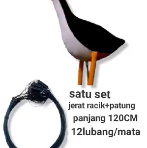 satu set jontrot patung rauk+jerat racik ruak ruak  panjang 120CM   12mata/lubang