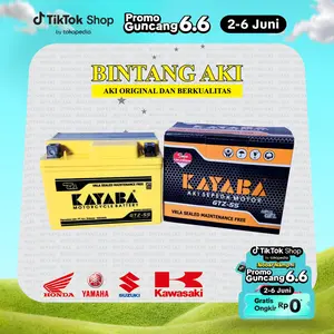 Aki Motor KAYABA GTZ5S HONDA BEAT VARIO REVO 110 SCOOPY SUPRA X 125 SPACY BLADE NEW MEGA PRO VERZA CRF GENIO Motorcycle Sepeda