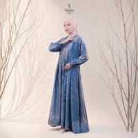 Gambar Shirin Zein - Gamis Muslim Dress Kondangan Daily Bahan Silk Premium Motif Eksklusif Series Toraja - Lavender Mist, S dari Shirin Zein Store Kab. Pati 1 Tokopedia
