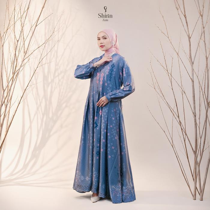 Gambar Shirin Zein - Gamis Muslim Dress Kondangan Daily Bahan Silk Premium Motif Eksklusif Series Toraja - Lavender Mist, S dari Shirin Zein Store Kab. Pati Tokopedia