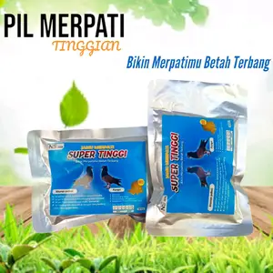 Jamu Pil Super Tinggi Merpati Tinggian Isi 100 Butir - Doping Merpati Herbal