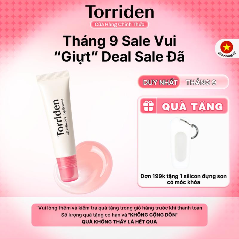 [Torriden VN Livestream] Son Dưỡng Torriden CELLMAZING Lip Essence 11ml Hỗ Trợ Dưỡng Môi Căng Mọng [LS]