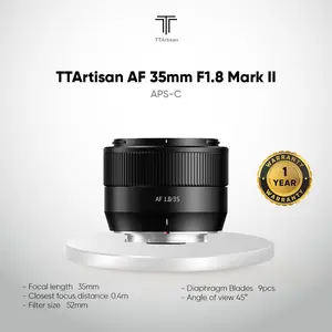 TTArtisan AF 35mm F1.8 Mark II APS-C Lens Camera