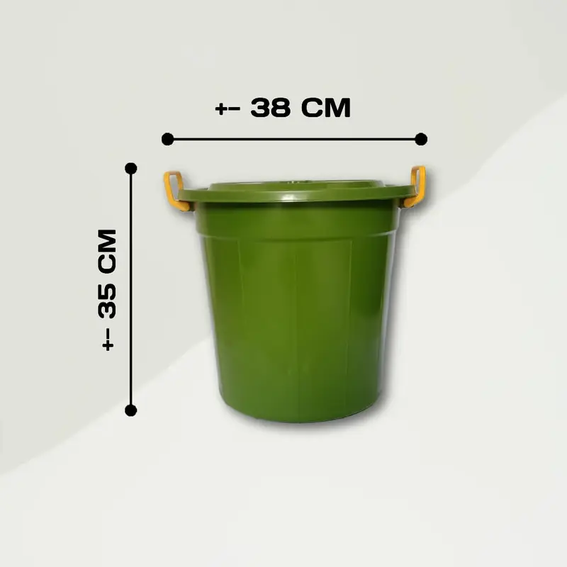 PROMO CUCI GUDANG PAKET HEMAT 2 ITEM! keranjang serbaguna plastik + ember plastik anti pecah 30LITER Baju Pakaian Penyimpanan 4