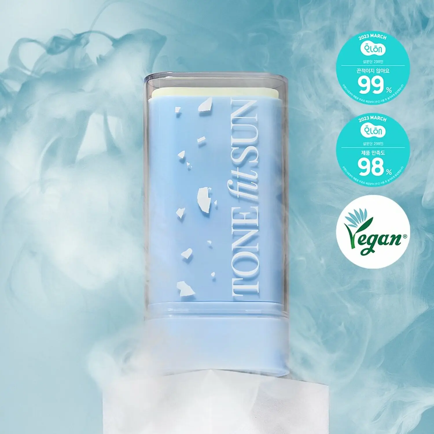 TONEfitSUN Vegan No-Sebum Sun Stick - Lightweight & Matte Sun Protection