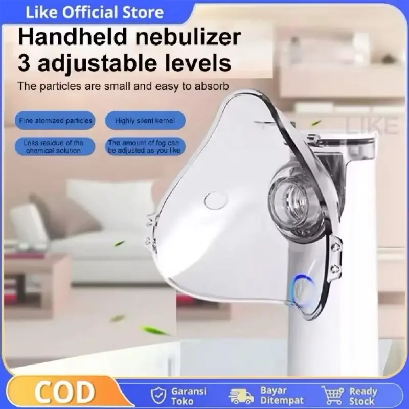 Nebulizer portable mesh alat uap bantu pernapasan asma inhalasi / alat uap Nebulizer anak dan dewasa 1