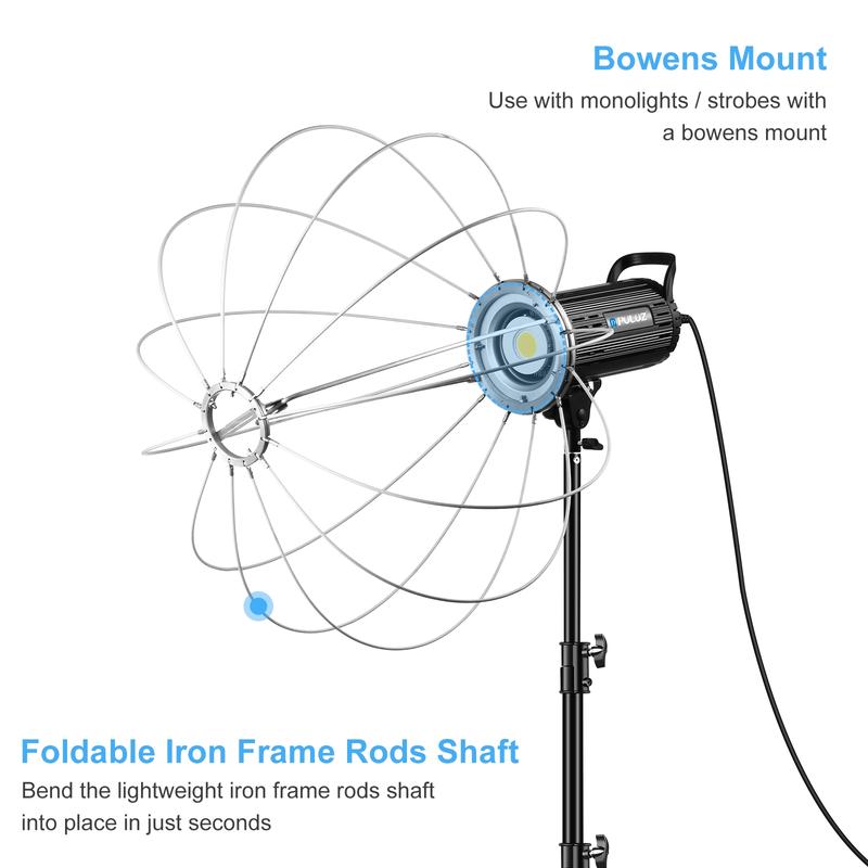 PULUZ 65cm Foldable Lantern Softbox SpeedLite Flash Light Foldable Diffuser 4