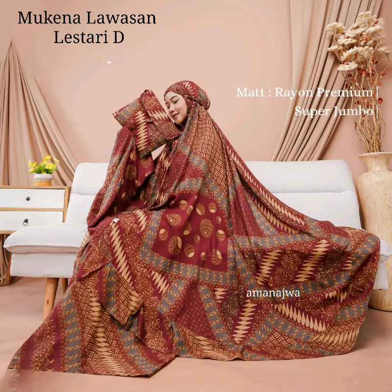 mukena lawasan matt rayon premium super jumbo 4