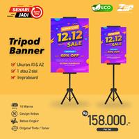 Gambar Cetak Tripod Banner A1 A2 Impraboard + Standing Tripod - A1  : 59,4 x 84,1 cm, Cetak + Impraboard dari Ziip Digilab Kota Administrasi Jakarta Selatan 1 Tokopedia