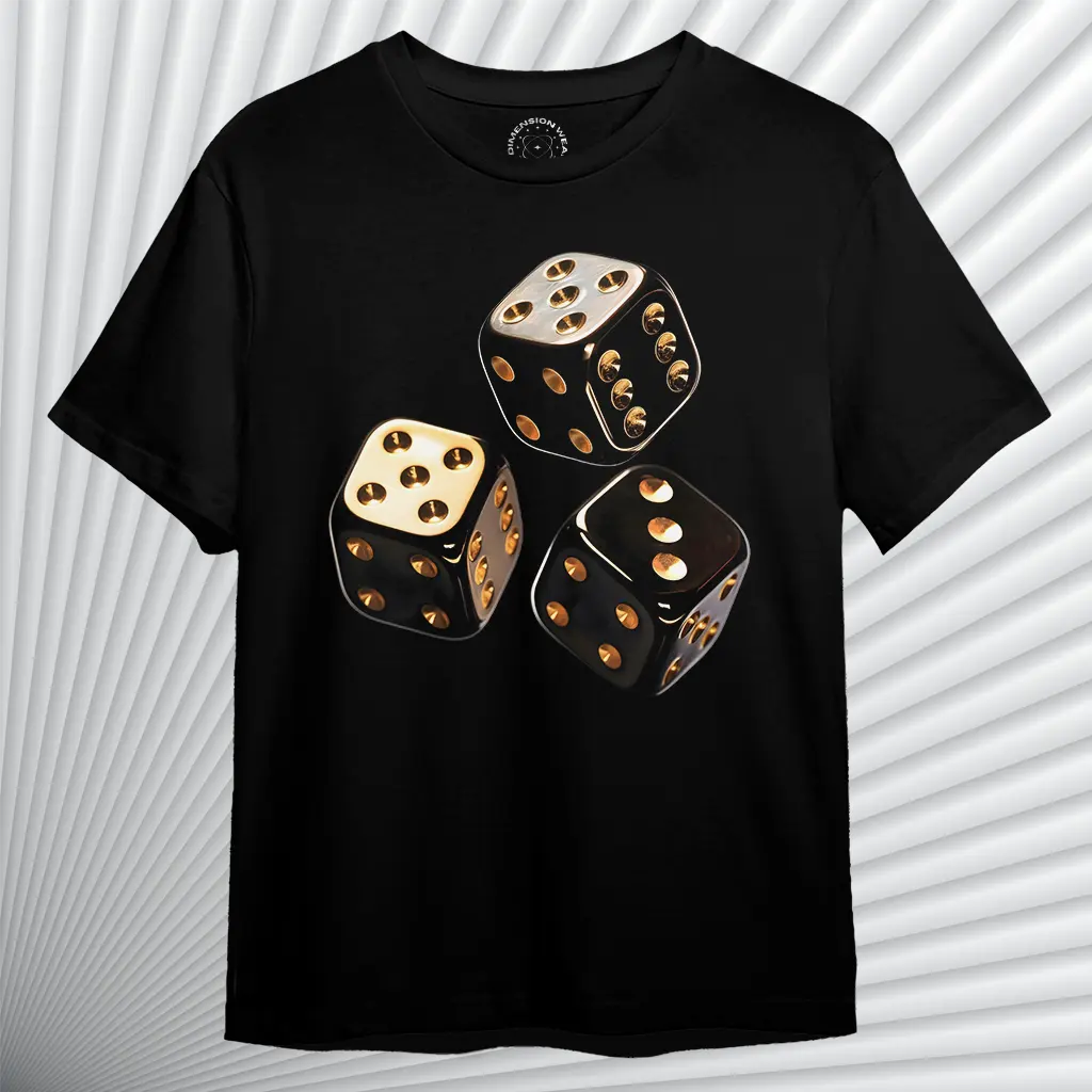3DimensionWear T-Shirt Black Dices - DT0499