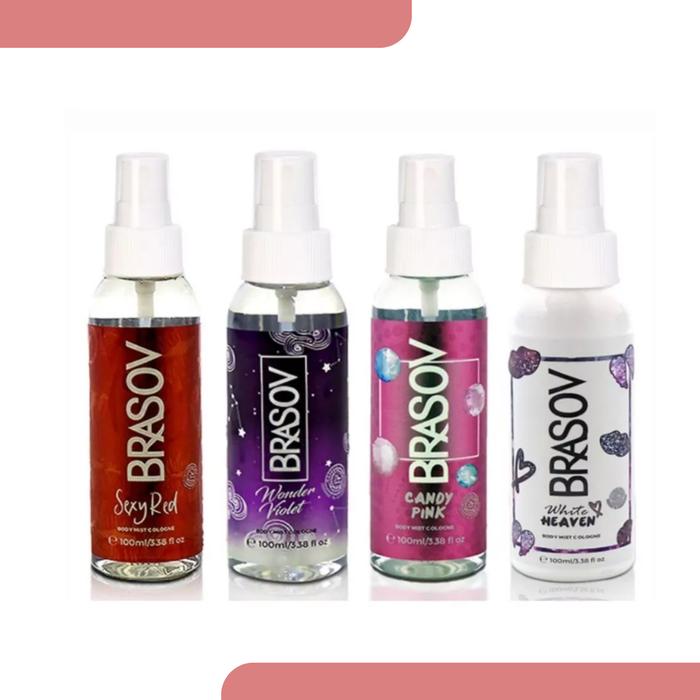 Gambar Brasov Body Mist Cologne Spray 100ml/Parfum Unisex - body mist - sporty b dari Kios 0fficial Kota Administrasi Jakarta Barat Tokopedia