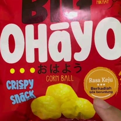 BIG OHAYO Ciki berhadiah Corn ball crispy snack Cemilan Food 3