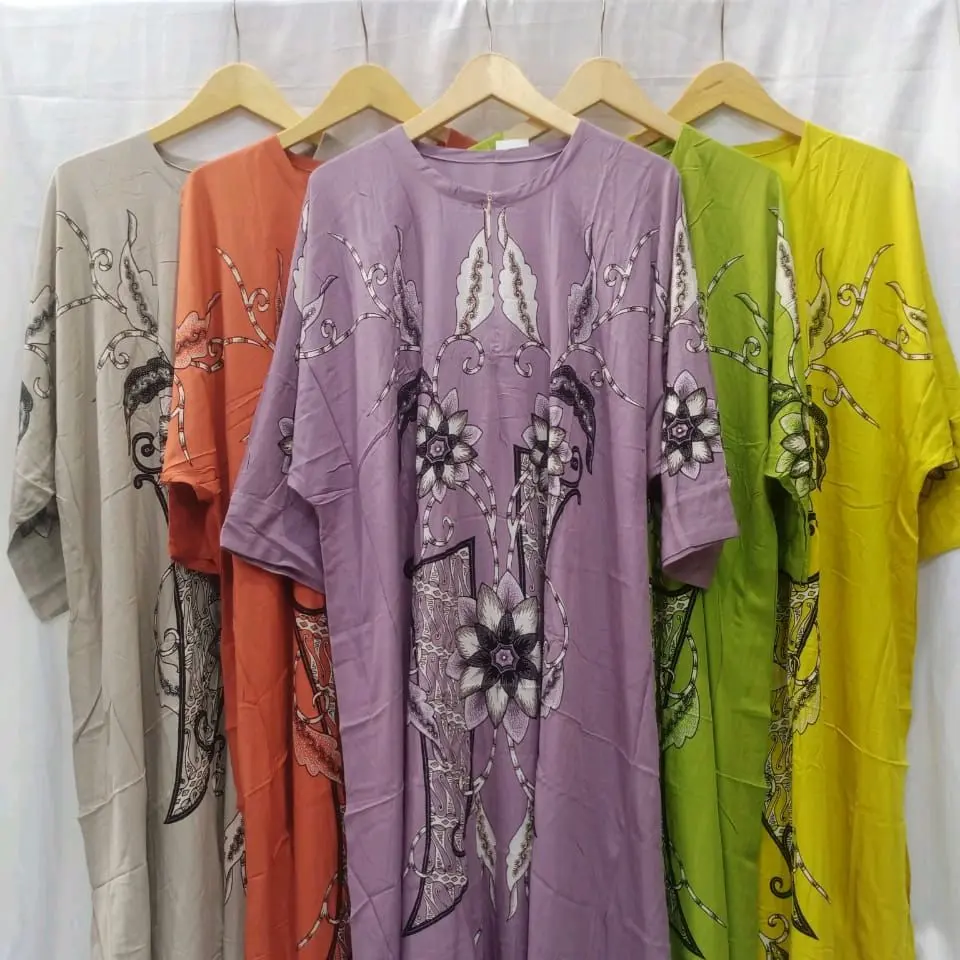 Daster Kaftan jumbo Rayon busui friendly BB 40-100 Bisa pake