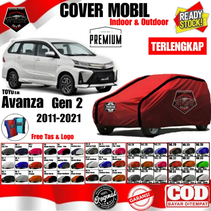 Cover Mobil Avanza 2011-2021 Waterproof,Polyster Super Great A, Anti Luntur,PREMIUM 0