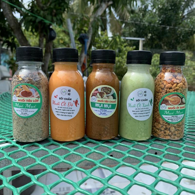  Combo 5 chai - 5 vị sốt chấm - chấm món nướng luộc hấp...- Nước Sốt Gia Vị Chua vn hủ xốt nấu ăn 
