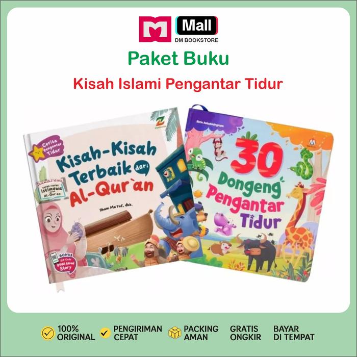 Gambar Ziyadbooks Paket Kisah Islami Pengantar Tidur 2 Buku Hard Cover 30 Dongeng Islami untuk Anak-anak Belajar Kebaikan dan Kebenaran dari Al Quran dari DM Bookstore Kota Surakarta Tokopedia