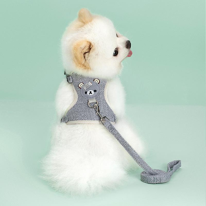 Product Introduction of Cute Pet Harness Leash Set for Small Mid Dogs Cat Walking Lead Chihuahua Bunny Vest Harness Poodle Collar Leash Dog Accessories 15