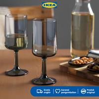 Gambar IKEA OMBONAD Gelas Anggur / Gelas Wine Bahan Kaca 410ml Abu Isi 4pcs dari IKEA Indonesia Kota Administrasi Jakarta Timur 1 Tokopedia