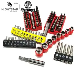 2/5/8/10/12/33Pcs Screwdriver Tamper Proof Security Bits 60mm Magnetic Extension Bit Holder Torx Hex Star Socket DIY Tools Set