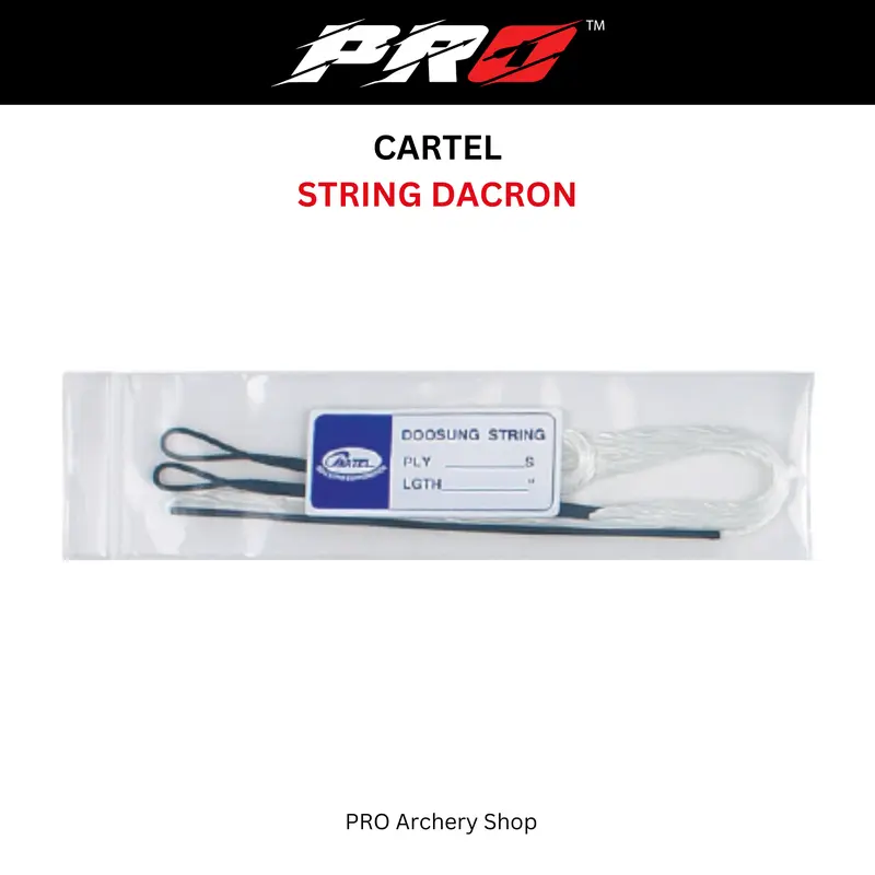 STRING / TALI DACRON CARTEL - STRING BUSUR PANAHAN WOODEN BOW / STANDARD BOW / NASIONAL BOW CARTEL - TALI BUSUR PANAHAN ANAK DEWASA 1