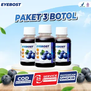 3 BOTOL EYEBOST multivitamin Bantu Memelihara Mata Lelah/Min/Berair/Kering/lemak mata dll