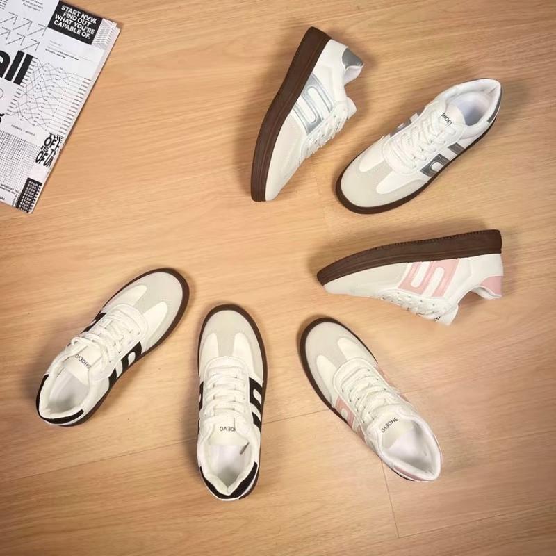 { Ketik Baru 5x } SHOEVO Sepatu wanita Forrest Gump Bergaya Shoes cewek casual hitam/beige ST085 casual sport 8