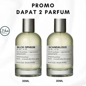 Beli 1 Gratis 1 Parfum Scandalove Scandalous Black Opium Parfum Wanita Pria Aroma 30ML