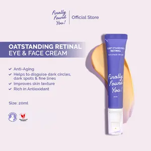 Finally Found You! FFY OATstanding Retinal - 2in1 Eye & Face Cream Krim Perawatan Mata Panda Hitam dan Kerutan Wajah Anti Aging 20ml