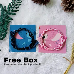 Gelang stitch/ Gelang couple stitch/ Gelang couple/ Gelang tali/ Gelang murah