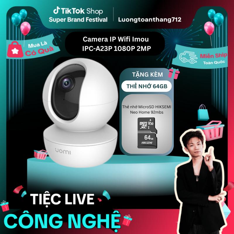 [CPS x LTT] Camera IP Wifi Imou IPC-A23P 1080P 2MP - 2209
