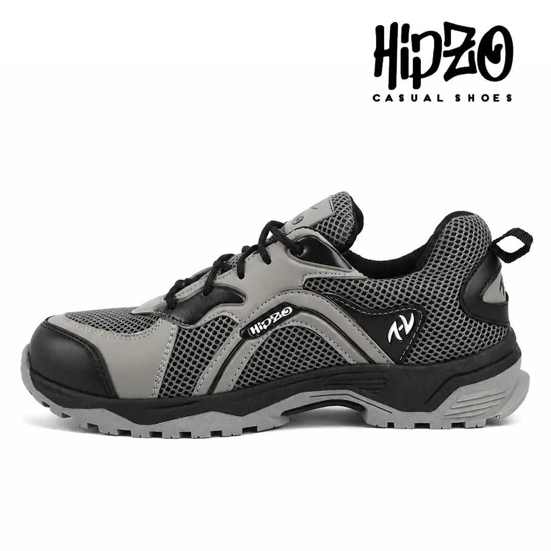 Sepatu Safety Kulit Cowok | Ujung Besi | Sol Karet Anti Slip & Tahan Lama M 65