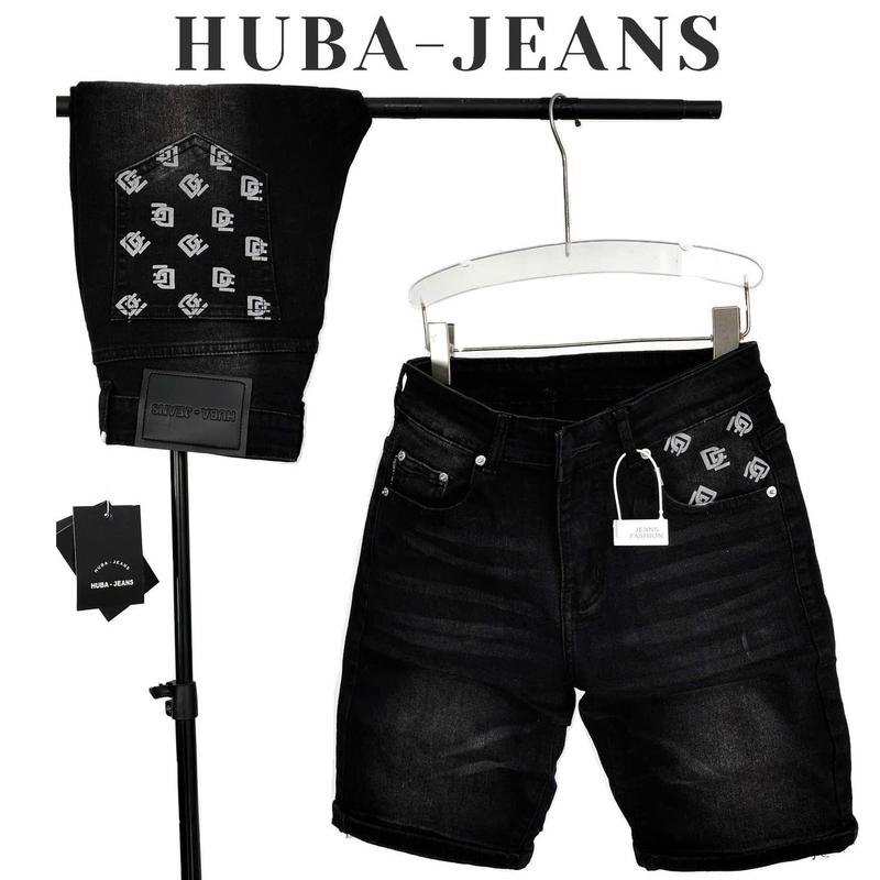 Product Introduction of Quần SHORT jeans nam HUBA-JEANS wash THOI TRANG Menswear Pants Có Túi Denim 6