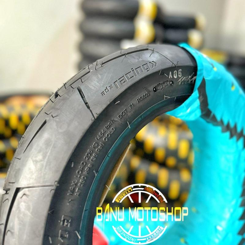Ban ADX Milleprimo RSX003 100/80-10 Soft Compound Ban Balap MiniGP , Vespa Claasic 1