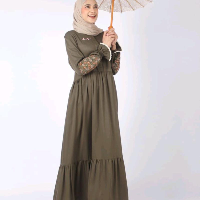 abaya Dannis terbaru kode a220317 exclusive BUTIKAIRIN Gamis 4