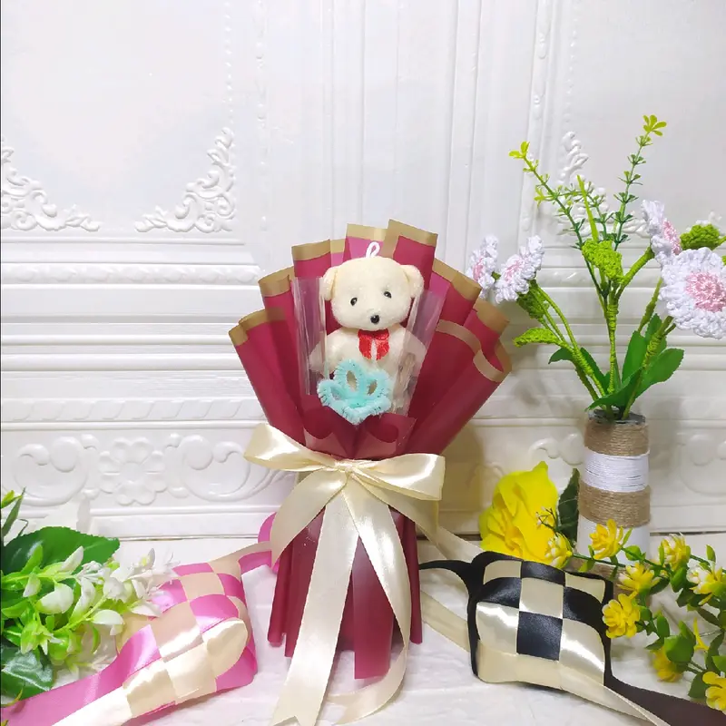Buket Boneka dan uang kosongan hadiah lebaran angpau ready 6
