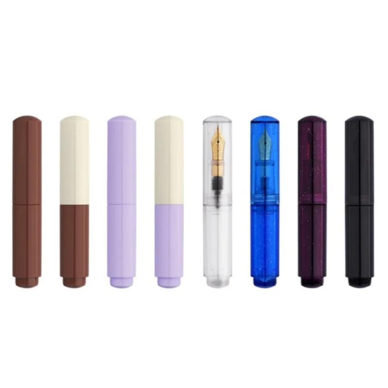 Product Introduction of NEW Mini Fountain Pen Transparent Eyedropper EF Writing Ink Pen Acrylic Pocket-Size School Office Supplies Writing Gift Set 10