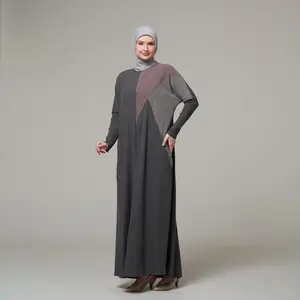Namiah Abaya knit rajut - Lthree By Lubna Simple Elegant Muslim Wanita