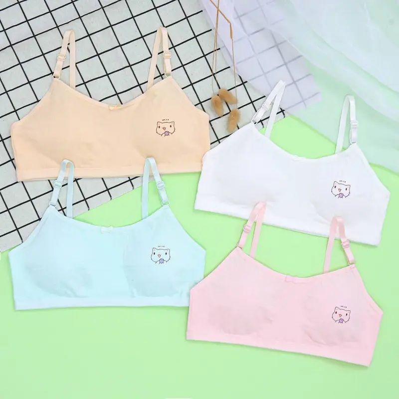 PEACHIE | BR1911 Bra Bh Mini Set Wanita Miniset Anak Kecil Polos Pakaian Dalam Remaja Cewek Pubertas Fashion 2